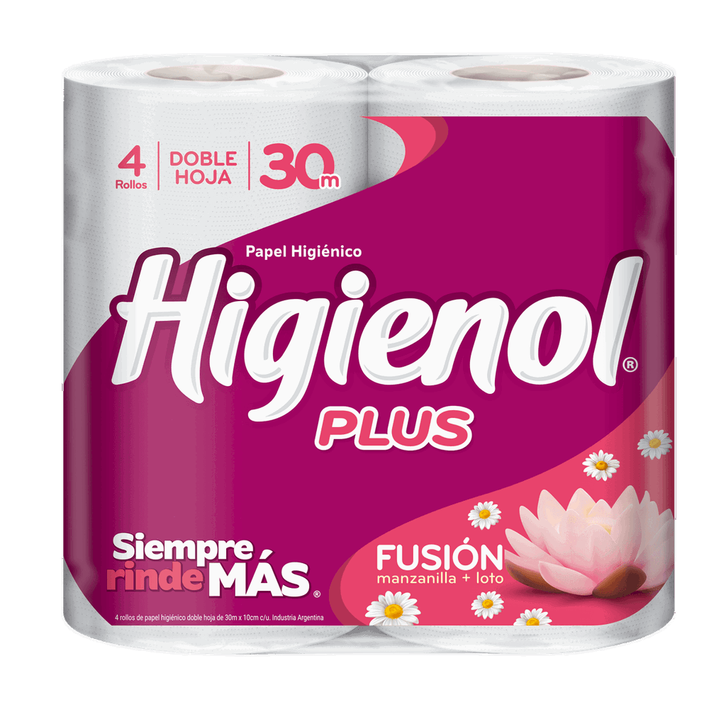 Higienol Papel Doble Hoja Plus 4x30m Drimel