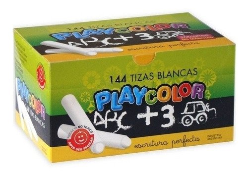 Tizas Playcolor Color x12 Unid.