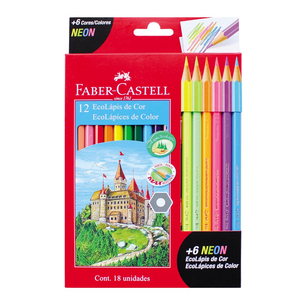 Lapices de Colores FABER-CASTELL x36 + Sacapuntas