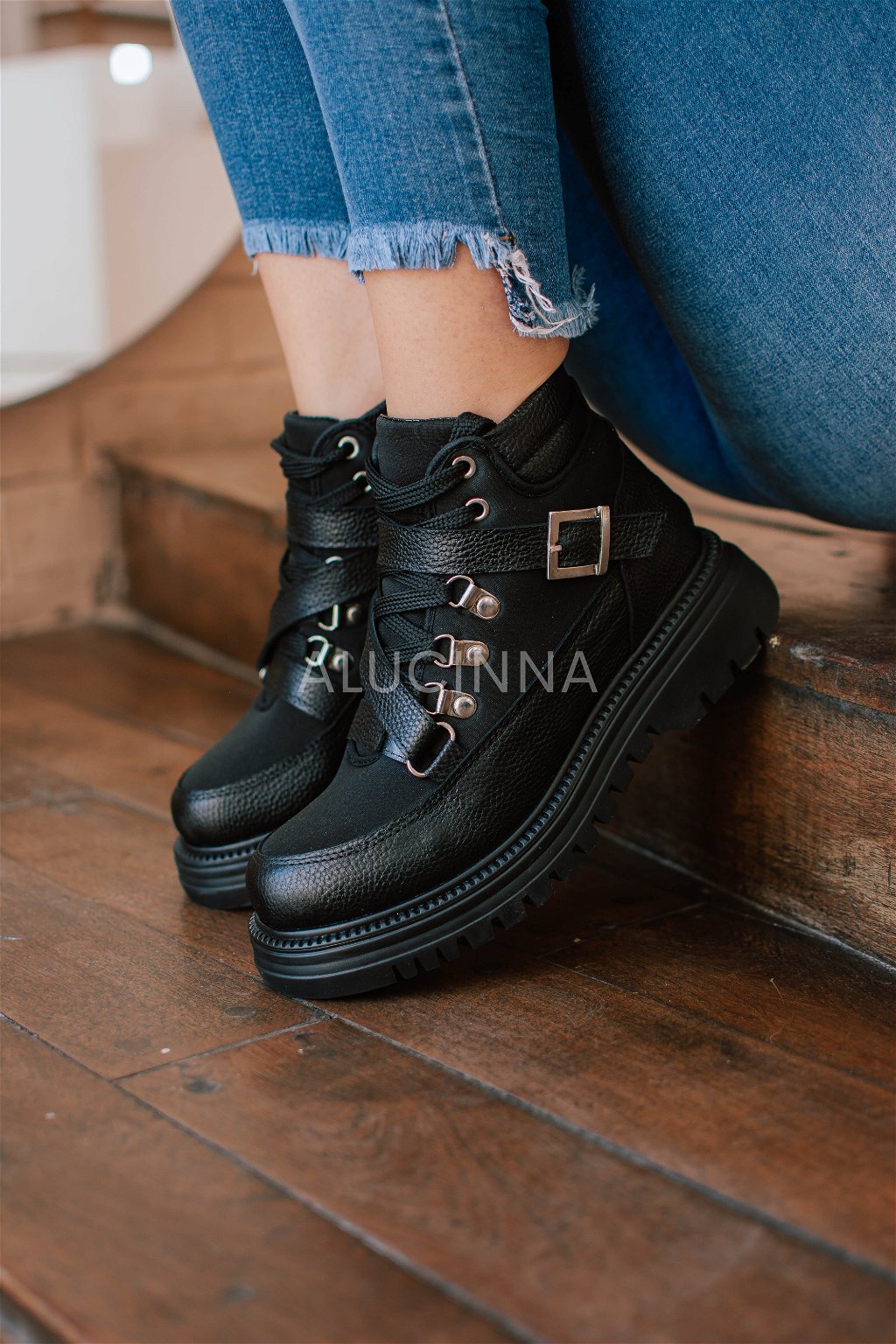 erosión Faial Negligencia Rusia Negro - Alucinna Trendy Shoes